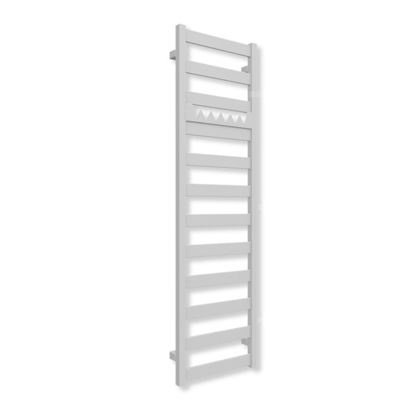 Grzejnik drabinkowy TERMA VIVO, podłączenie ZX, wym. 1390 x 400 mm, kolor szary mleczny soft (farba), moc 434W