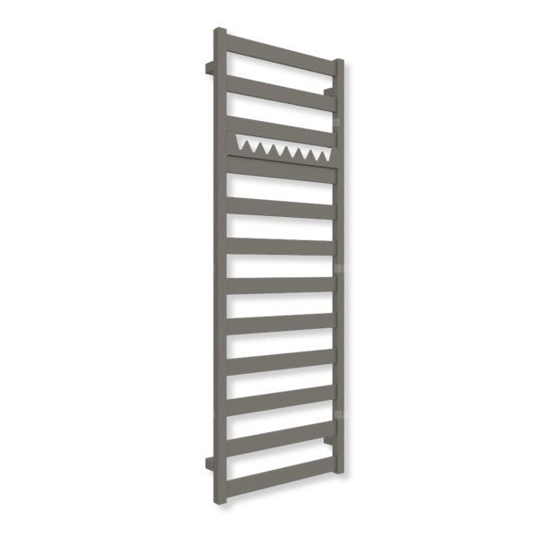 Grzejnik drabinkowy TERMA VIVO, podłączenie ZX, wym. 1390 x 500 mm, kolor błyszczący żwir (farba), moc 512W