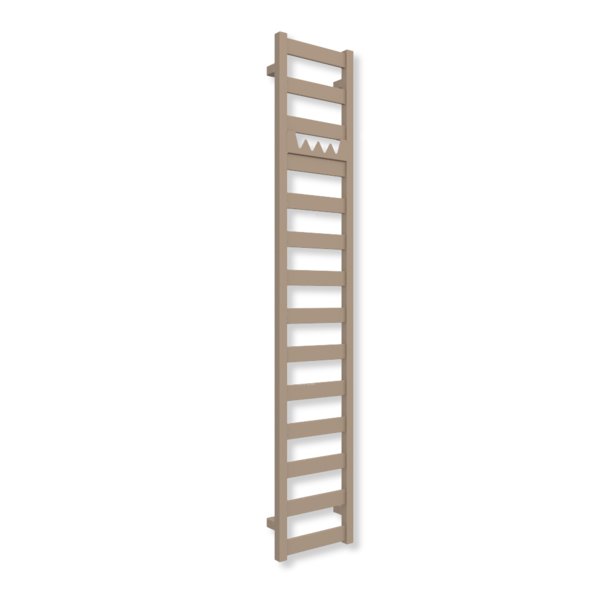 Grzejnik drabinkowy TERMA VIVO, podłączenie Z1, wym. 1630 x 300 mm, kolor kwarc (farba), moc 414W