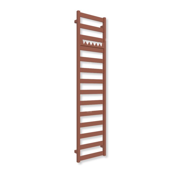 Grzejnik drabinkowy TERMA VIVO, podłączenie Z8, wym. 1630 x 400 mm, kolor brązowy miedziany RAL8004 (farba), moc 503W