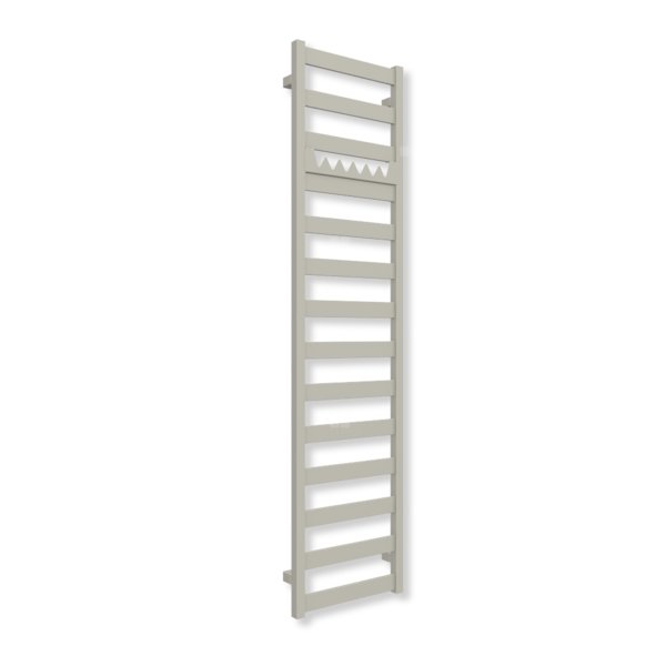 Grzejnik drabinkowy TERMA VIVO, podłączenie ZX, wym. 1630 x 400 mm, kolor szary jedwabisty mat (farba), moc 503W