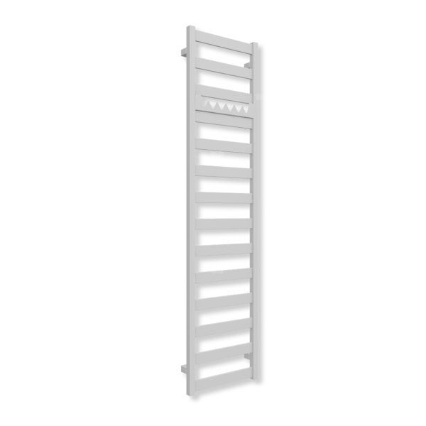 Grzejnik drabinkowy TERMA VIVO, podłączenie Z8, wym. 1630 x 400 mm, kolor srebrny metalik (farba), moc 503W