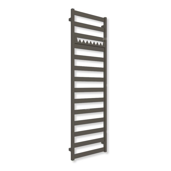 Grzejnik drabinkowy TERMA VIVO, podłączenie SX, wym. 1630 x 500 mm, kolor ciemny brąz (farba), moc 592W