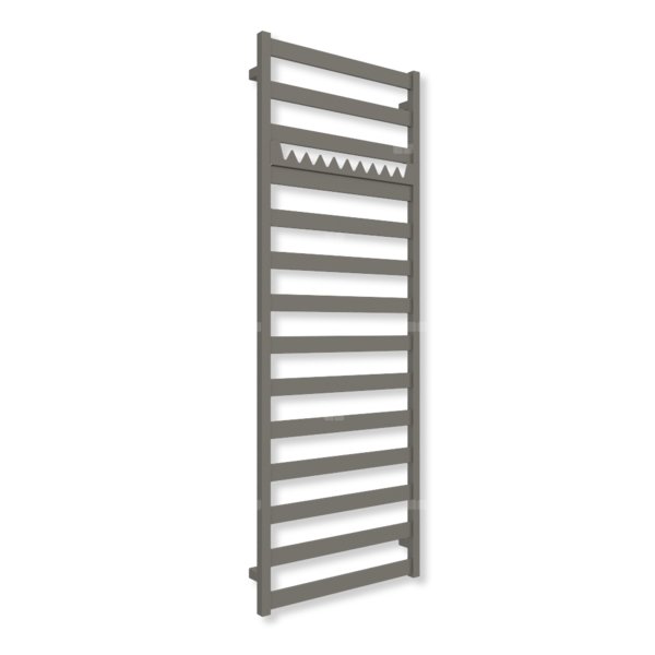 Grzejnik drabinkowy TERMA VIVO, podłączenie ZX, wym. 1630 x 600 mm, kolor szary kwarcytowy RAL7039 (farba), moc 681W