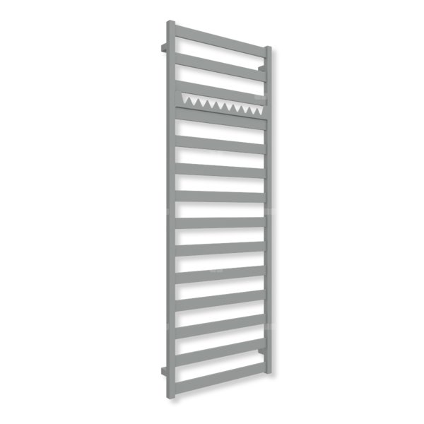 Grzejnik drabinkowy TERMA VIVO, podłączenie SX, wym. 1630 x 600 mm, kolor szary drogowy a RAL7042 (farba), moc 681W