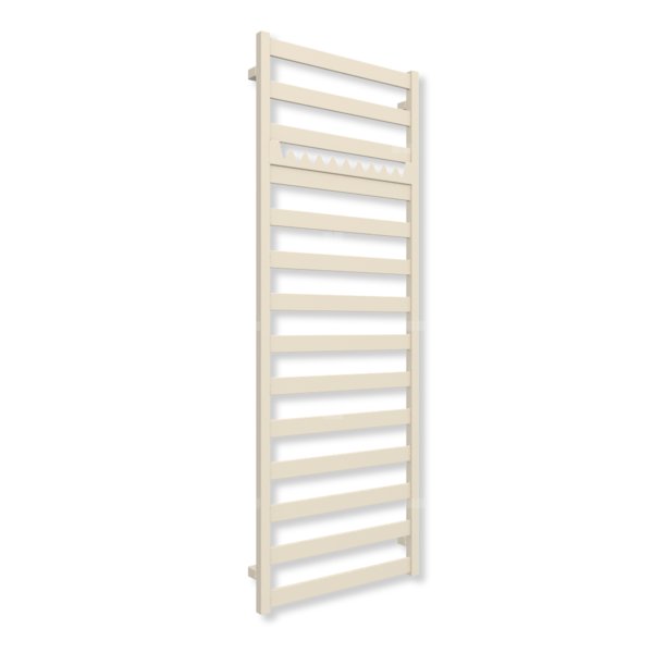Grzejnik drabinkowy TERMA VIVO, podłączenie ZX, wym. 1630 x 600 mm, kolor biały ostrygowy soft (farba), moc 681W