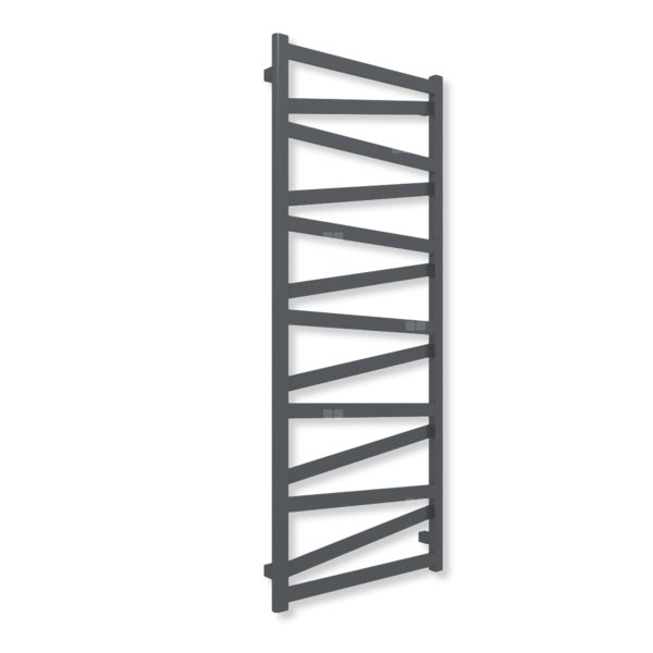Grzejnik dekoracyjny TERMA VIPERA, moc  622W, 1470x600 mm, nowoczesna szarość (farba), podłączenie: z8