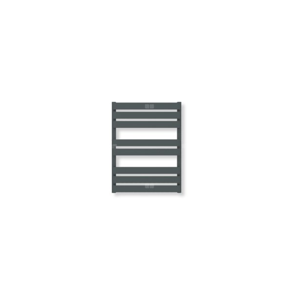 Grzejnik drabinkowy TERMA WARP T, podłączenie SX, wym. 650 x 500 mm, kolor czarny anodowy (farba), moc 325W
