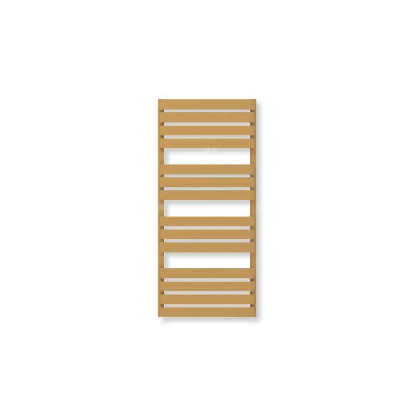 Grzejnik drabinkowy TERMA WARP T, podłączenie SX, wym. 1110 x 500 mm, kolor ochra żółty RAL1024 (farba), moc 553W
