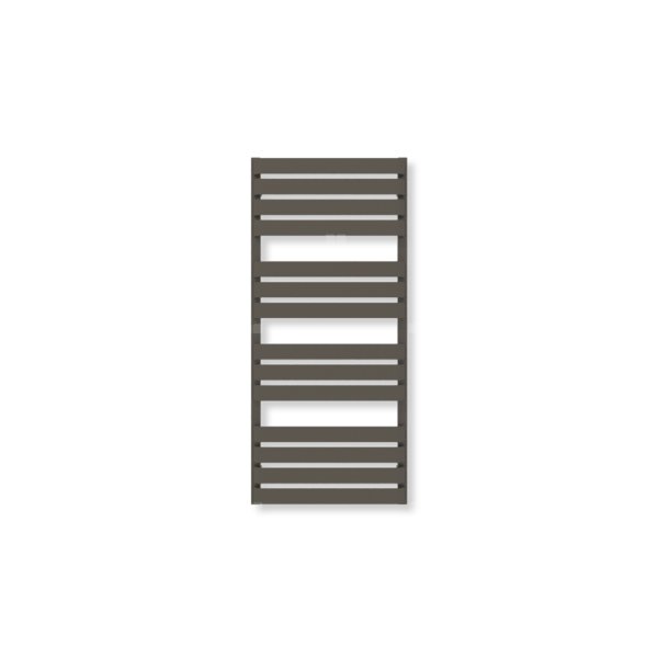 Grzejnik drabinkowy TERMA WARP T, podłączenie ZX, wym. 1110 x 500 mm, kolor ciemny brąz (farba), moc 553W