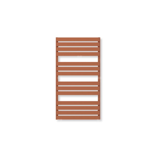 Grzejnik drabinkowy TERMA WARP T, podłączenie ZX, wym. 1110 x 600 mm, kolor jasna miedź (farba), moc 650W