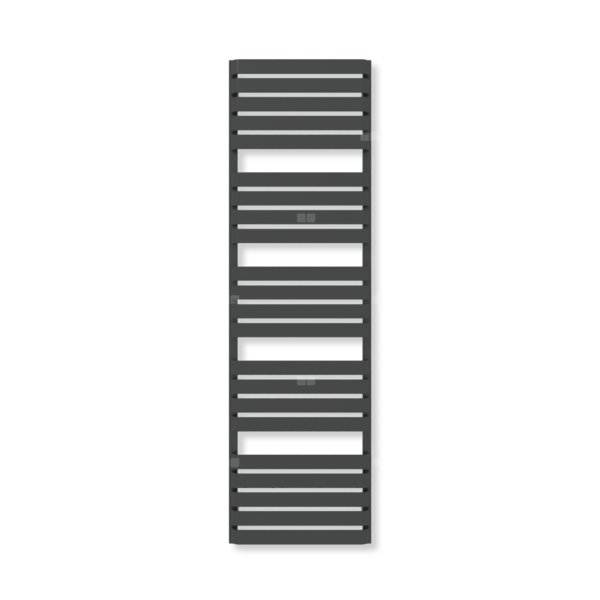 Grzejnik drabinkowy TERMA WARP T, podłączenie Z1, wym. 1690 x 500 mm, kolor czarny jak kruk soft (farba), moc 846W