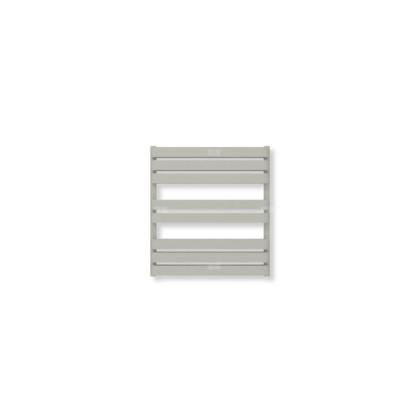 Grzejnik drabinkowy TERMA WARP T BOLD, podłączenie Z8, wym. 650 x 600 mm, kolor srebrny mat (farba), moc 545W
