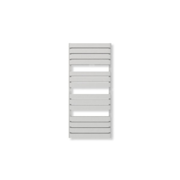 Grzejnik drabinkowy TERMA WARP T BOLD, podłączenie PX, wym. 1110 x 500 mm, kolor srebrny metalik (farba), moc 780W