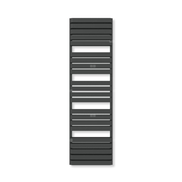 Grzejnik drabinkowy TERMA WARP T BOLD, podłączenie Z8, wym. 1690 x 500 mm, kolor czarny jak kruk soft (farba), moc 1190W