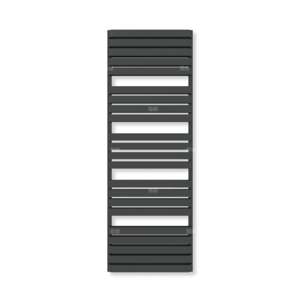 Grzejnik drabinkowy TERMA WARP T BOLD, podłączenie SX, wym. 1690 x 600 mm, kolor czarny RAL9011 (farba), moc 1410W