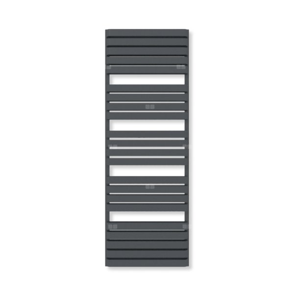 Grzejnik drabinkowy TERMA WARP T BOLD, podłączenie Z1, wym. 1690 x 600 mm, kolor metaliczna czerń (farba), moc 1410W
