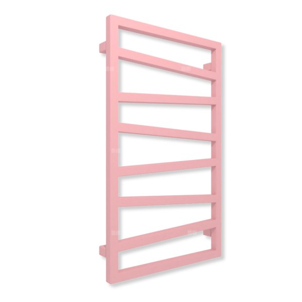 Grzejnik drabinkowy TERMA ZIGZAG, podłączenie ZX, wym. 830 x 500 mm, kolor różowy jasny RAL3015 (farba), moc 320W