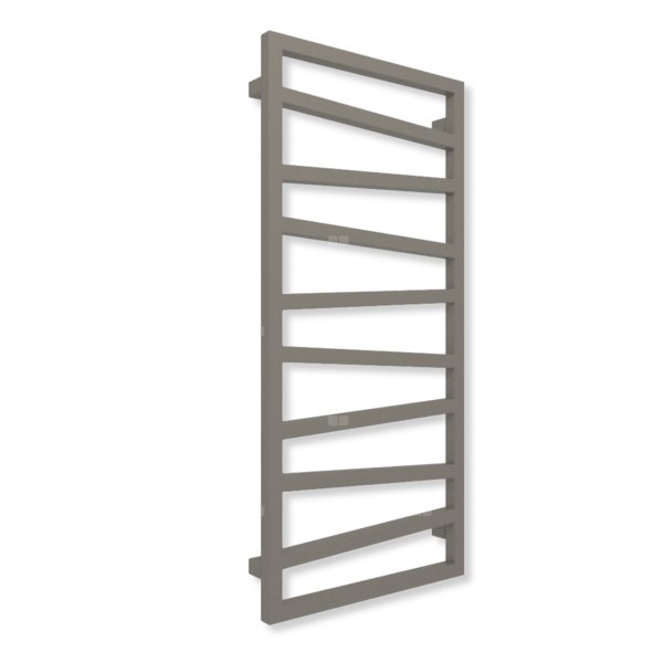 Grzejnik drabinkowy TERMA ZIGZAG, podłączenie Z1, wym. 1310 x 500 mm, kolor błyszczący żwir (farba), moc 490W