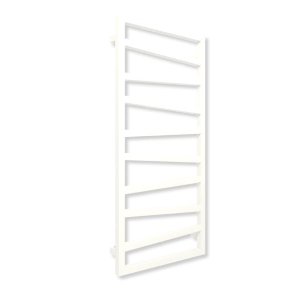 Grzejnik drabinkowy TERMA ZIGZAG, podłączenie ZS, wym. 1310 x 500 mm, kolor biała ściana (farba), moc 490W