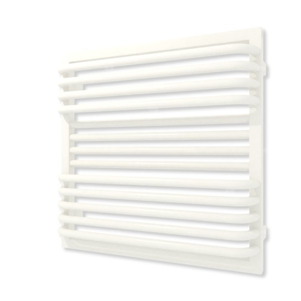 Grzejnik drabinkowy TERMA POC 2, podłączenie ZS, wym. 600 x 600 mm, kolor biały drogowy RAL9016 (farba), moc 410W