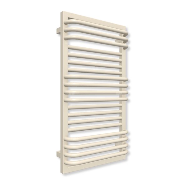 Grzejnik drabinkowy TERMA POC 2, podłączenie SX, wym. 840 x 450 mm, kolor biały ostrygowy RAL1013 (farba), moc 443W