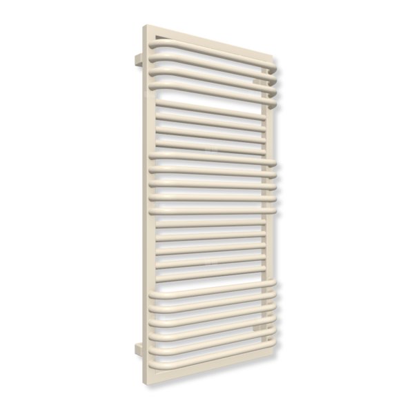 Grzejnik drabinkowy TERMA POC 2, podłączenie SX, wym. 1040 x 500 mm, kolor biały ostrygowy RAL1013 (farba), moc 618W