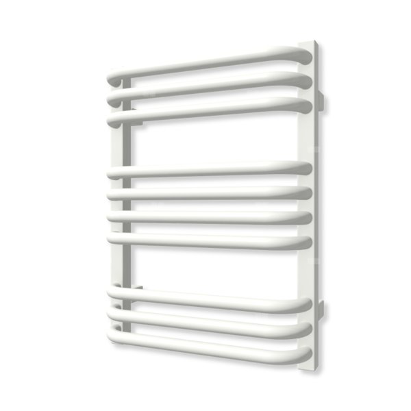 Grzejnik elektryczny TERMA ALEX 540 x 400 mm, kolor biała ściana, moc 200 W, podłączenie E8, kabel prosty z wtyczką