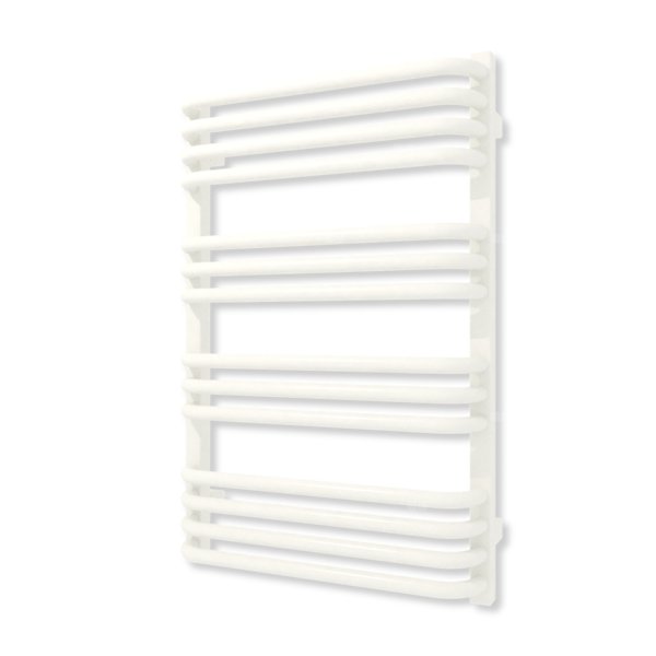 Grzejnik elektryczny TERMA ALEX 760 x 500 mm, kolor biały drogowy RAL9016, moc 400 W, podłączenie E1, kabel przyłącze ts1/ss1