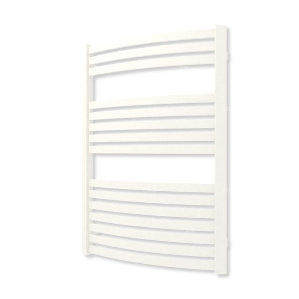 Grzejnik elektryczny TERMA DEXTER 860 x 600 mm, kolor biały drogowy RAL9016, moc 600 W, podłączenie E1, kabel spiralny z wtyczką biały