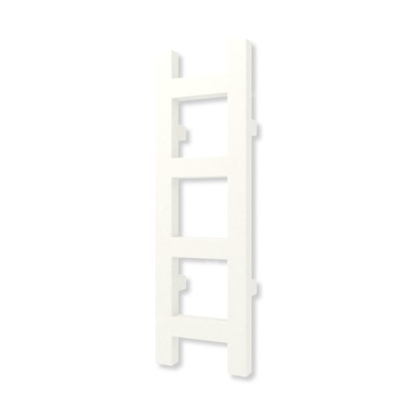 Grzejnik elektryczny TERMA EASY 640 x 200 mm, kolor biały drogowy RAL9016, moc 120 W, podłączenie E1, kabel prosty bez wtyczki z maskownicą