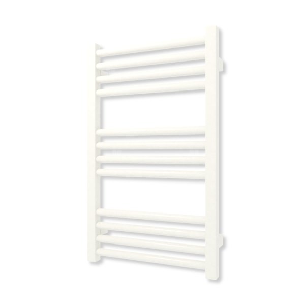 Grzejnik elektryczny TERMA FIONA 660 x 400 mm, kolor biały drogowy RAL9016, moc 300 W, podłączenie E1, kabel przyłącze ts1/ss1