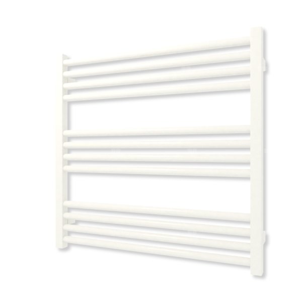 Grzejnik elektryczny TERMA FIONA 660 x 680 mm, kolor biały drogowy RAL9016, moc 400 W, podłączenie E8, kabel przyłącze ts1/ss1