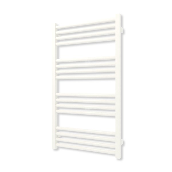 Grzejnik elektryczny TERMA FIONA 900 x 500 mm, kolor biały drogowy RAL9016, moc 400 W, podłączenie E1, kabel przyłącze ts1/ss1