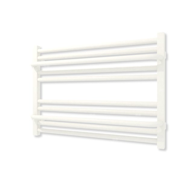 Grzejnik elektryczny TERMA LIMA 500 x 700 mm, kolor biały drogowy RAL9016, moc 300 W, podłączenie E1, kabel spiralny z wtyczką biały