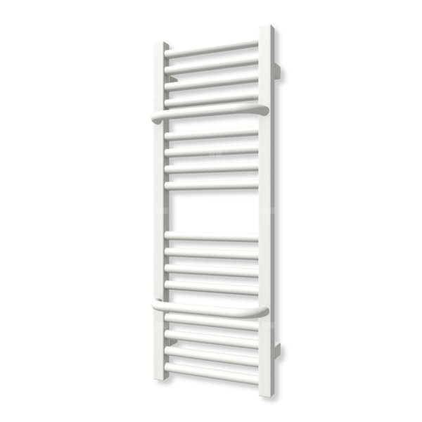 Grzejnik elektryczny TERMA LIMA 820 x 300 mm, kolor biały sygnałowy RAL9003, moc 300 W, podłączenie E8, kabel spiralny z wtyczką biały