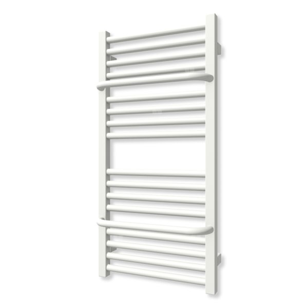 Grzejnik elektryczny TERMA LIMA 820 x 400 mm, kolor biały soft, moc 300 W, podłączenie E8, kabel prosty bez wtyczki z maskownicą