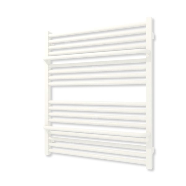 Grzejnik elektryczny TERMA LIMA 820 x 700 mm, kolor biały drogowy mat, moc 600 W, podłączenie E1, kabel spiralny z wtyczką biały