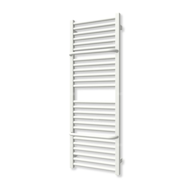 Grzejnik elektryczny TERMA LIMA 1140 x 400 mm, kolor biały soft, moc 400 W, podłączenie E8, kabel prosty bez wtyczki z maskownicą