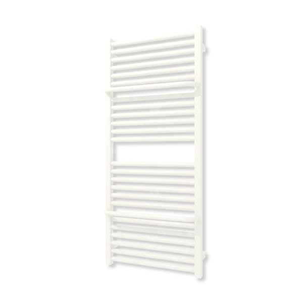 Grzejnik elektryczny TERMA LIMA 1140 x 500 mm, kolor biały drogowy RAL9016, moc 600 W, podłączenie E1, kabel przyłącze ts1/ss1