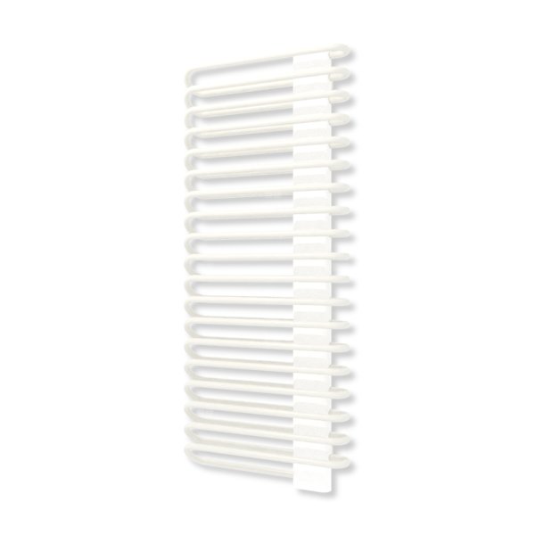 Grzejnik elektryczny TERMA MICHELLE 1200 x 500 mm, kolor biały drogowy RAL9016, moc 800 W, podłączenie E8, kabel prosty bez wtyczki z maskownicą