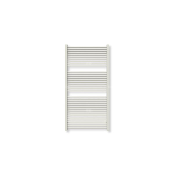 Grzejnik elektryczny TERMA MIKE 1030 x 530 mm, kolor biało-szary soft, moc 600 W, podłączenie E8, kabel prosty bez wtyczki z maskownicą biały