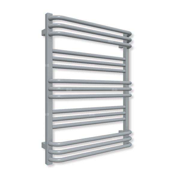 Grzejnik elektryczny TERMA POLA 780 x 600 mm, kolor pastelowy niebieski, moc 400 W, podłączenie E8, kabel spiralny z wtyczką