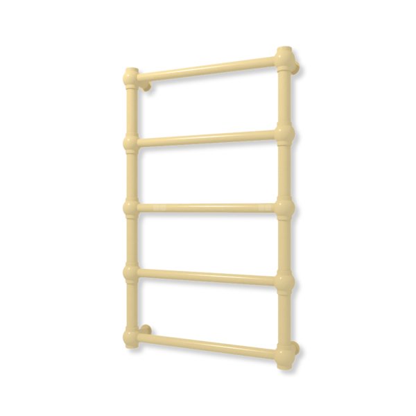 Grzejnik elektryczny TERMA RETRO 800 x 500 mm, kolor mosiądz, moc 200 W, podłączenie E1, kabel prosty bez wtyczki z maskownicą