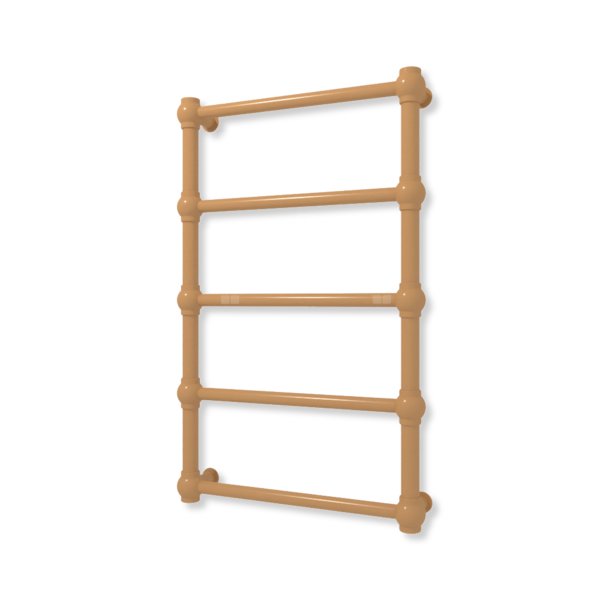 Grzejnik elektryczny TERMA RETRO 800 x 500 mm, kolor old bronze, moc 200 W, podłączenie E1, kabel prosty bez wtyczki z maskownicą szary