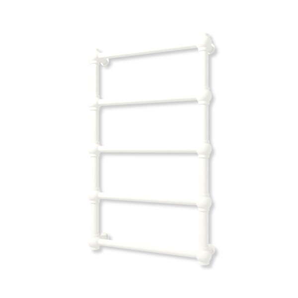 Grzejnik elektryczny TERMA RETRO 800 x 500 mm, kolor biały soft, moc 200 W, podłączenie E1, kabel prosty z wtyczką