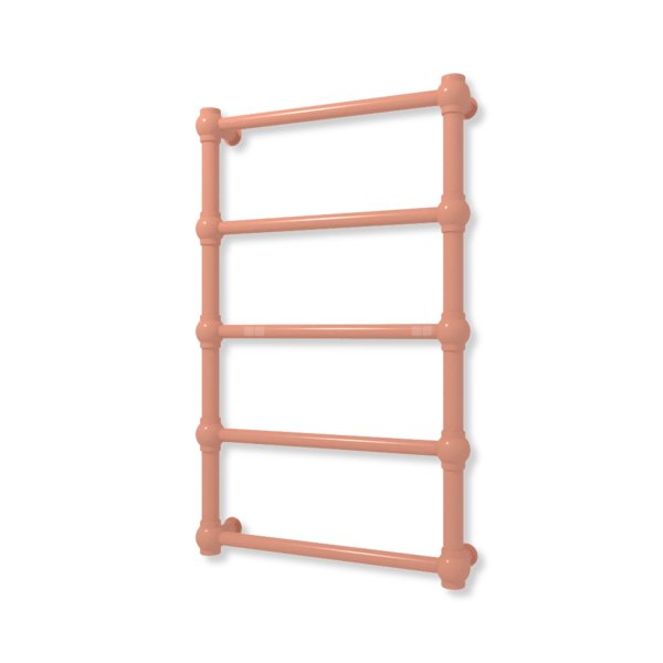 Grzejnik elektryczny TERMA RETRO 800 x 500 mm, kolor sienna, moc 200 W, podłączenie E1, kabel prosty bez wtyczki z maskownicą