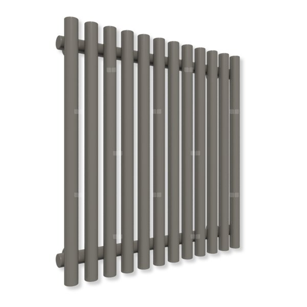 Grzejnik elektryczny TERMA TUNE VWS E 600 x 590 mm, kolor błyszczący żwir, moc 400 W, podłączenie E2, kabel przyłącze ts1/ss1