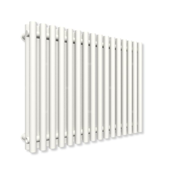 Grzejnik elektryczny TERMA TUNE VWD E 600 x 790 mm, kolor biały drogowy RAL9016, moc 1000 W, podłączenie E7, kabel prosty bez wtyczki z maskownicą biały