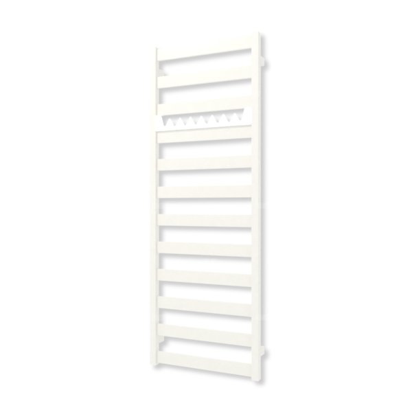 Grzejnik elektryczny TERMA VIVO 1390 x 500 mm, kolor biały drogowy RAL9016, moc 600 W, podłączenie E1, kabel prosty bez wtyczki biały